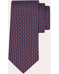 Ferragamo - Good Luck Print Silk Tie - Lyst