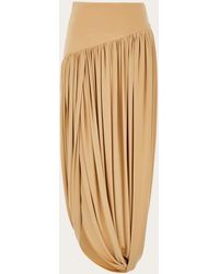 Ferragamo - Skirt With Basque Detail - Lyst