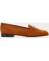 Ferragamo - Gancini Ornament Moccasin .5 - Lyst