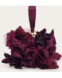 Ferragamo - Mini Clutch With Floral Detailing - Lyst