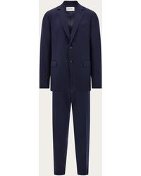 Ferragamo - Wool And Cashmere Faille Suit - Lyst