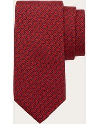 Ferragamo - Woven Print Silk Tie - Lyst