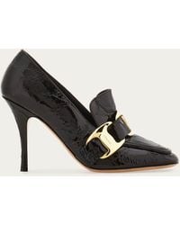 Ferragamo - Donna Décolleté Maxi Vara Plate Taglia - Lyst