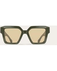 Ferragamo - Rectangular Frame Sunglasses - Lyst