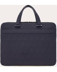 Ferragamo - Embossed Gancini Briefcase (S) - Lyst