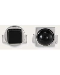 Ferragamo - Semi Precious Stone Cufflinks - Lyst