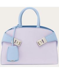 Ferragamo - Donna Mini Bag Hug Bicolor - Lyst