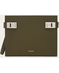 Ferragamo - Hug Buckle Pouch - Lyst