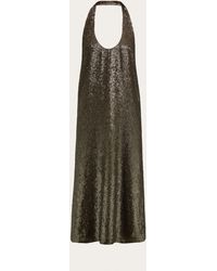 Ferragamo - Sequin Embellished Dress - Lyst