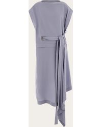 Ferragamo - Donna Abito Con Occhiello Gancini - Lyst