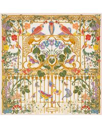Ferragamo - Liberty Print Silk Scarf - Lyst