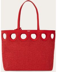 Ferragamo - Gancini Outline Tote Bag (M) - Lyst