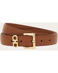 Ferragamo - Double Gancini Fixed Belt - Lyst