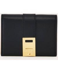 Ferragamo - Hug Compact Two-tone Wallet - Lyst