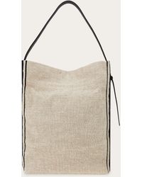 Ferragamo - Jacquard Fabric Tote Bag - Lyst