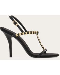 Ferragamo - Vara Chain T-Strap Sandal - Lyst