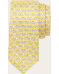 Ferragamo - Bird Print Silk Tie - Lyst