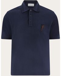 Ferragamo - Men Organic Cotton Polo Shirt - Lyst