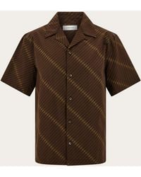 Ferragamo - Short Sleeve Bowling Shirt - Lyst