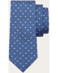 Ferragamo - Fox print silk tie - Lyst