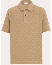 Ferragamo - Herren Polohemd -Monogram - Lyst