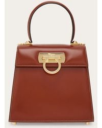 Ferragamo - Iconic Top Handle (S) - Lyst