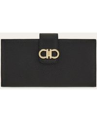 Ferragamo - Double Gancini Continental Wallet - Lyst