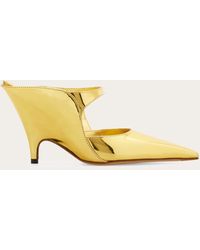 Ferragamo - Graphic Wedge Mule - Lyst