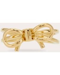 Ferragamo - Ring With Bow (52Mm) - Lyst