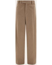 Ferragamo - Jersey Interlock Tailored Trouser - Lyst