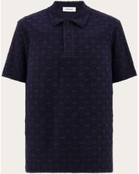 Ferragamo - Monogram Polo Shirt - Lyst