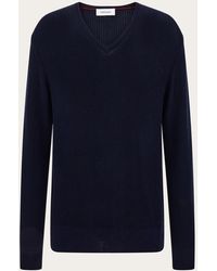 Ferragamo - V-Neck Sweater - Lyst