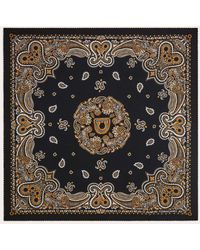 Ferragamo - Arabesque Print Silk Scarf - Lyst