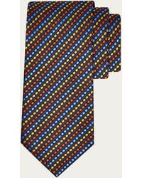 Ferragamo - Dots Jacquard Tie - Lyst