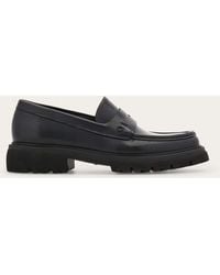 Ferragamo - Penny Loafer With Chunky Tread - Lyst