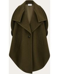 Ferragamo - Single Breasted Peacoat - Lyst