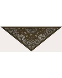 Ferragamo - Arabesque Print Triangle Scarf - Lyst
