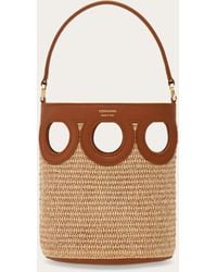 Ferragamo - Gancini Outline Bucket Bag (Xs) - Lyst