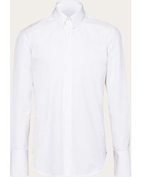 Ferragamo - Long Sleeved Sports Shirt - Lyst