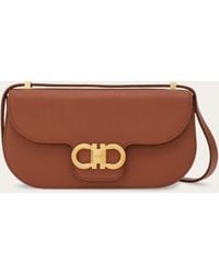 Ferragamo - Double Gancini East-West Crossbody Bag - Lyst
