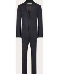 Ferragamo - Wool Pinstripe Suit - Lyst