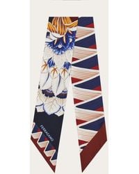 Ferragamo - Giada Print Silk Mini Bandeau - Lyst