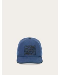 Ferragamo - Macro Logo Baseball Cap - Lyst