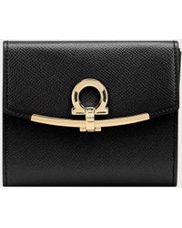 Ferragamo - Portemonnaie Mit Druckknopfverschluss - Lyst
