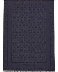 Ferragamo - Gancini Monogram Jacquard Stole - Lyst