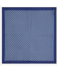 Ferragamo - Tournament Print Silk Pocket Square - Lyst