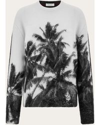 Ferragamo - Uomo Maglia Con Stampa Trinidad - Lyst