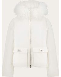 Ferragamo - Padded Bomber - Lyst