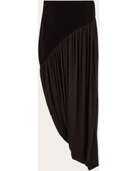 Ferragamo - Donna Gonna Drappeggiata - Lyst