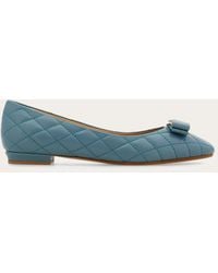 Ferragamo - Quilted Varina Ballet Flat .5 - Lyst